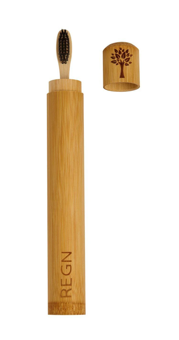 Adult Bamboo Toothbrush Case | Plastic Free Eco Case - Image 3