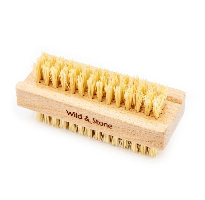 Biodegradable Natural Beechwood Nail Scrubbing Cleansing Brush, Eco Plastic Free Nail Washer - Image 3