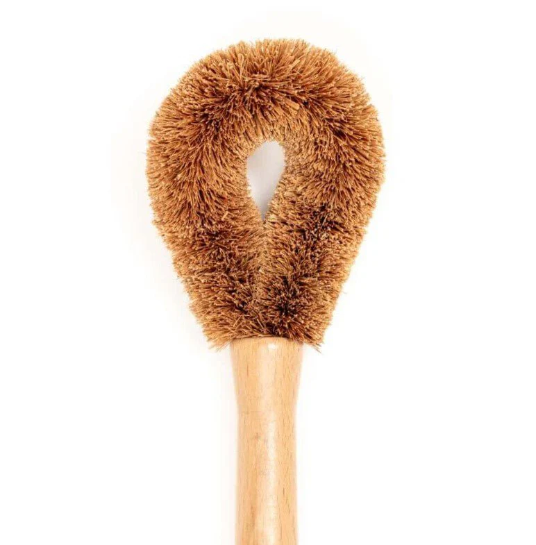 Coconut Fibre Plastic Free Kitchen Dish Brush, Eco Friendly Washing Brush - Image 3