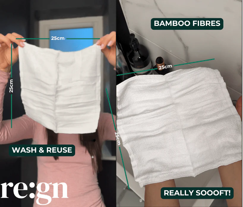 Organic Bamboo Face Cloths - 6 Pack - Image 4