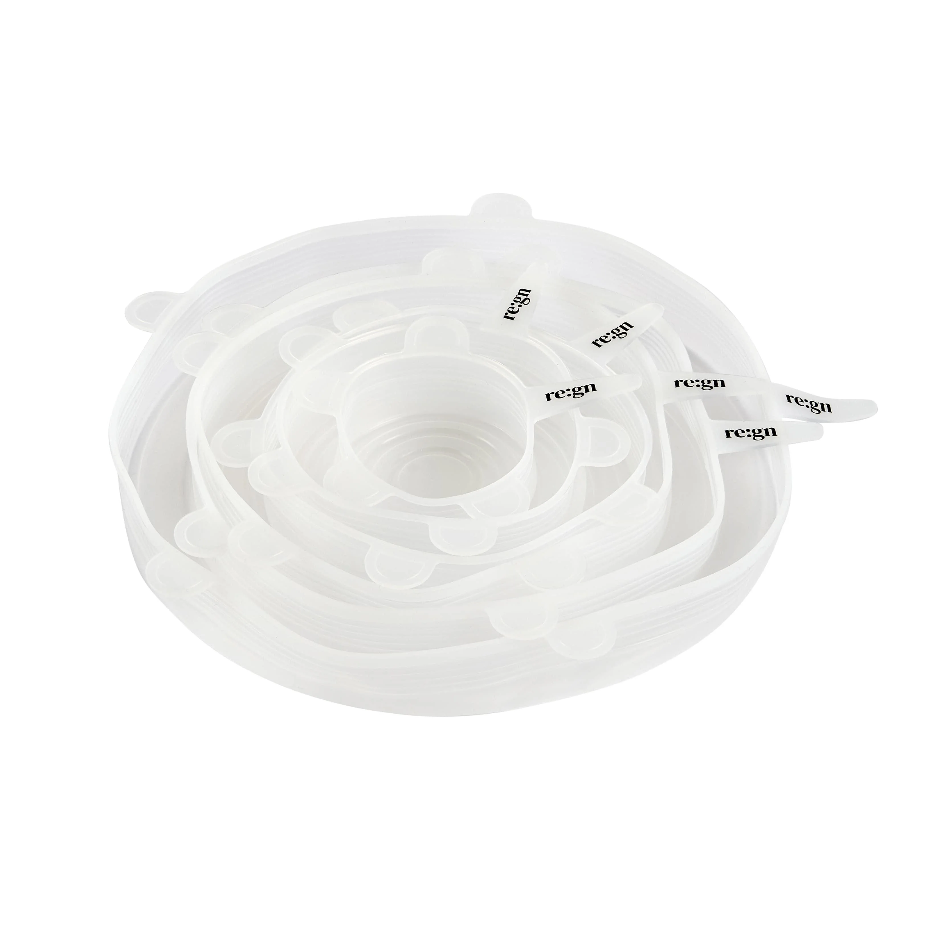 Silicone Food Covering Lids - 6 Pack - Image 4