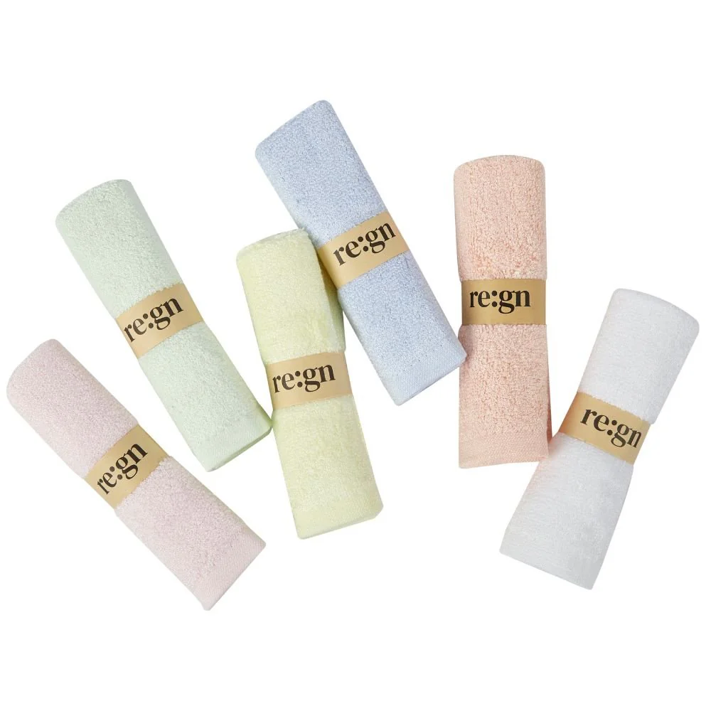 Organic Bamboo Face Cloths - 6 Pack - Image 7