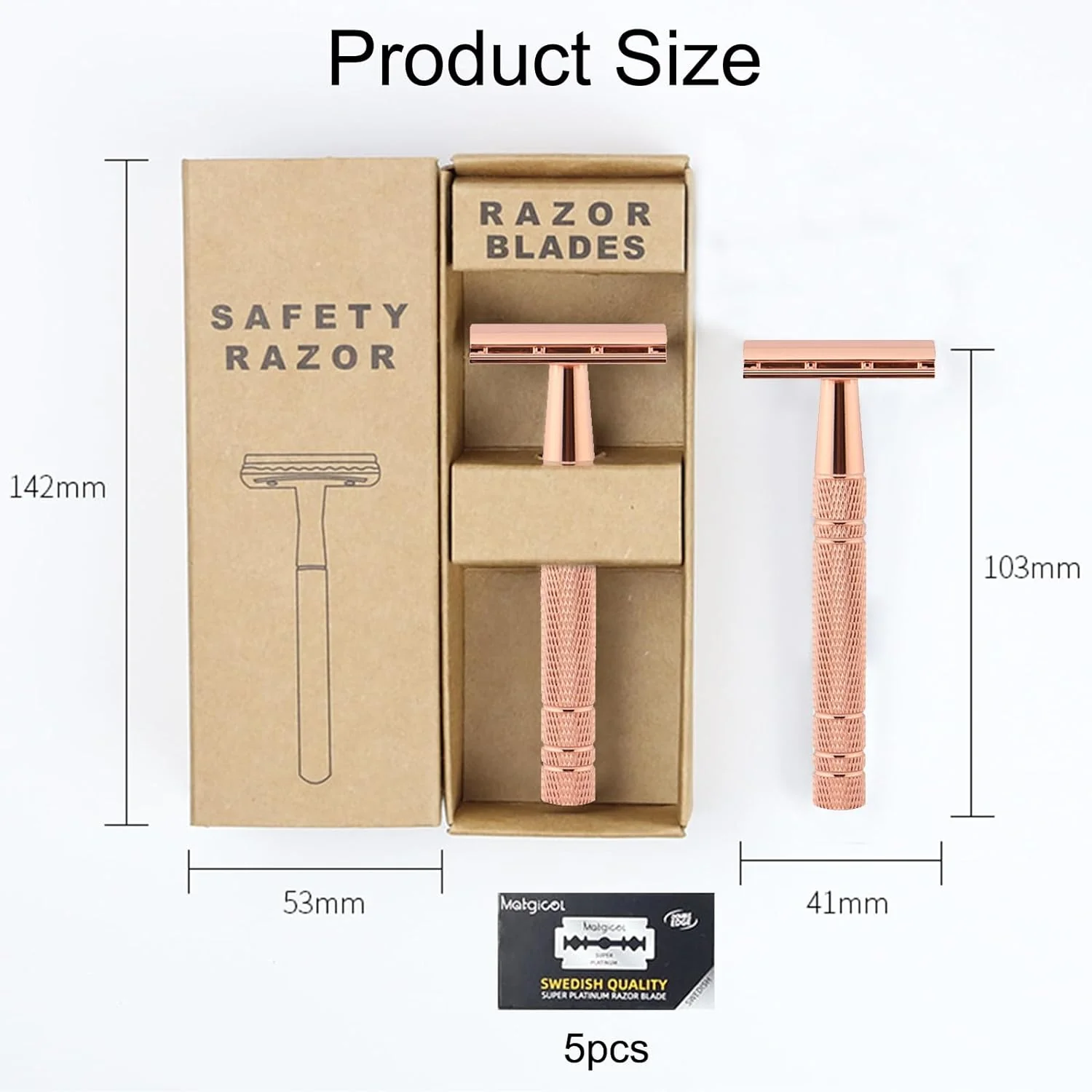 Women's Single Blade Safety Razor - Image 4